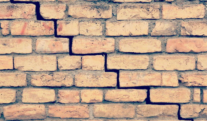 cracked foundation