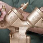 backflow prevention device being inspected by a toronto backflow technician